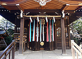 月見岡八幡神社拝所
