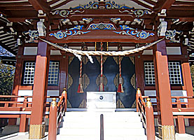 鶴間熊野神社拝所