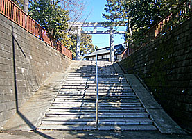 鶴間熊野神社石段