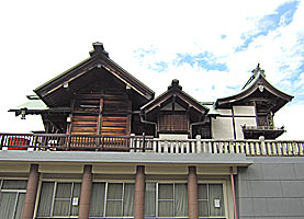 宇喜田稲荷神社社殿全景
