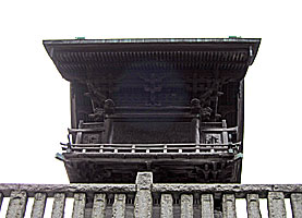 宇喜田稲荷神社本殿背面