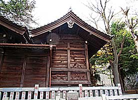 足立梅田稲荷神社本殿左側面
