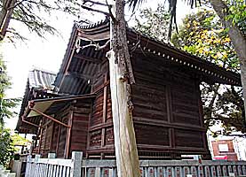 足立梅田稲荷神社本殿左背面