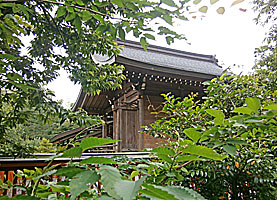 八重垣稲荷神社本殿左背面