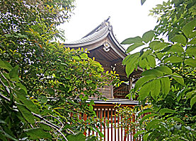 八重垣稲荷神社本殿右側面