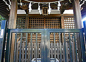 矢口氷川神社拝所