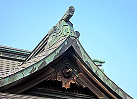 大和町八幡神社拝殿破風