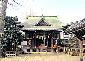 大和町八幡神社拝殿近景