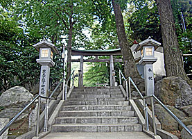 雪ヶ谷八幡神社参道