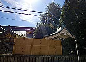 雑司ヶ谷大鳥神社本殿左側面