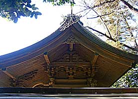 検見川神社本殿左側面