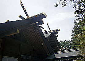 野田櫻木神社拝殿・幣殿左より