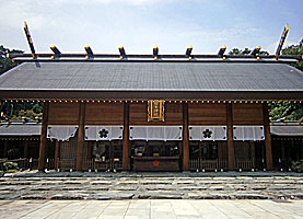 野田櫻木神社拝殿近景正面