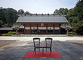 野田櫻木神社拝殿遠景