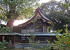 佐倉麻賀多神本殿左側面