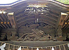 佐倉麻賀多神社拝殿彫刻
