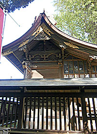 佐倉麻賀多神社本殿右側面