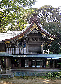 佐倉麻賀多神社本殿左側面