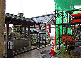 柴田神社拝殿遠景左より