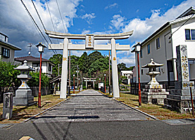 筑紫神社参道入口