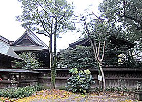 小倉八坂神社社殿側面