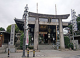 櫛田神社社頭