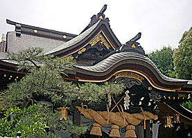 櫛田神社拝殿破風