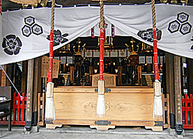 櫛田神社拝所