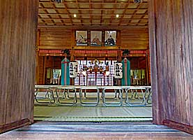 柳川三柱神社拝所