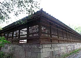 柳川三柱神社本殿右背面