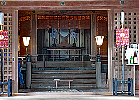 志賀海神社拝殿内部