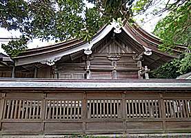 志賀海神社本殿左側面