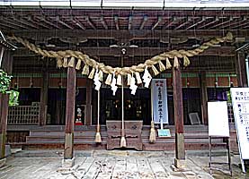 柳川日吉神社拝所