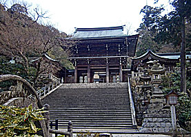 伊奈波神社楼門左下より