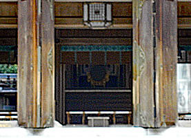 伊奈波神社拝殿内部