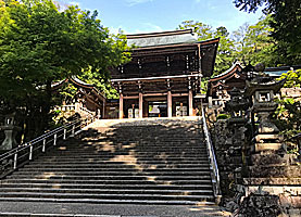 伊奈波神社楼門左下より
