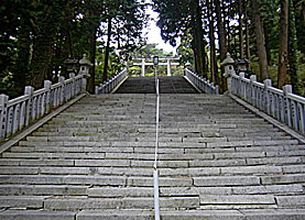 函館八幡宮石段