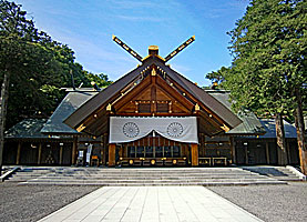 北海道神宮拝殿遠景
