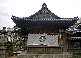 姫路十二所神社拝殿左側面