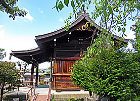 西本町貴布禰神社拝殿左側面
