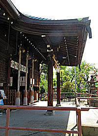 西本町貴布禰神社拝殿向拝右側面