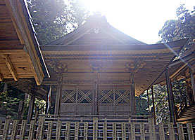 粟鹿神社拝殿左側面