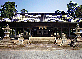 福崎熊野神社拝殿近景正面