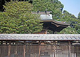 平野祇園神社本殿右側面