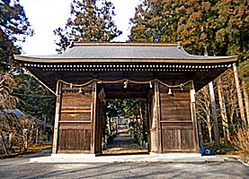 林田八幡神社随神門正面