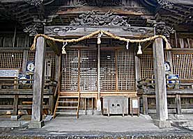 林田八幡神社拝所