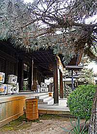 姫路神社拝殿向拝右側面
