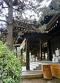 姫路神社拝殿向拝左側面