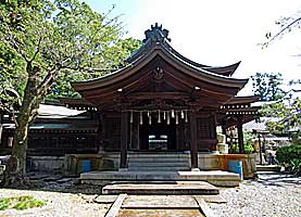 姫路神社拝殿右側面