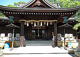 姫路神社拝殿近景正面